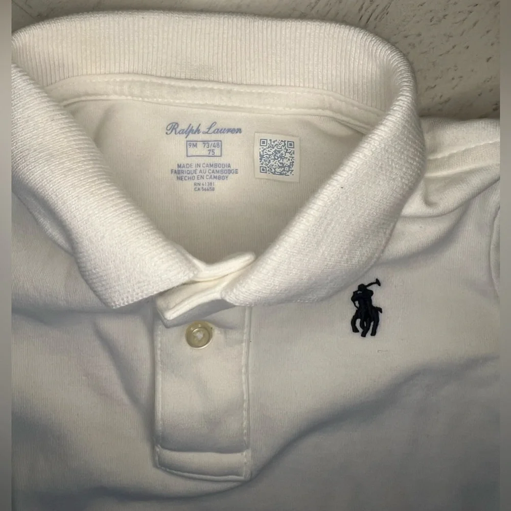 Ralph Lauren Baby Polo White Shirt